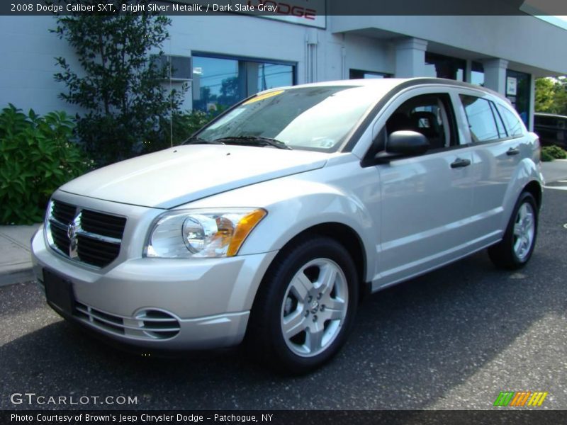 Bright Silver Metallic / Dark Slate Gray 2008 Dodge Caliber SXT