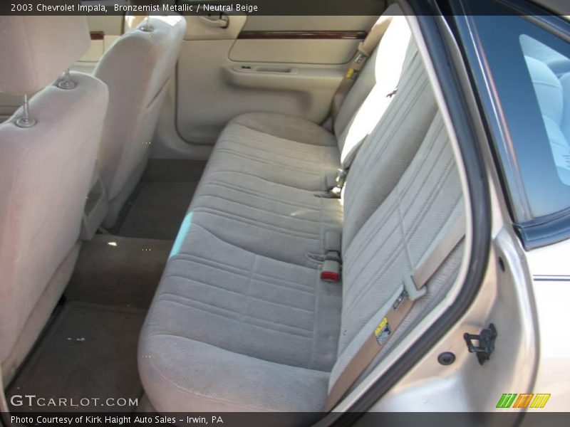 Bronzemist Metallic / Neutral Beige 2003 Chevrolet Impala