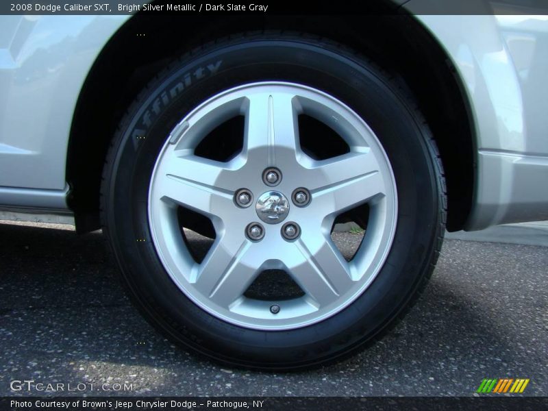 Bright Silver Metallic / Dark Slate Gray 2008 Dodge Caliber SXT