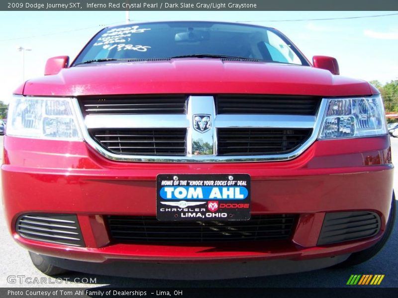 Inferno Red Crystal Pearl / Dark Slate Gray/Light Graystone 2009 Dodge Journey SXT