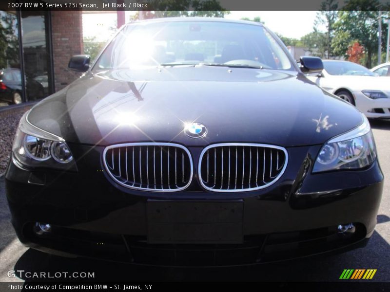Jet Black / Black 2007 BMW 5 Series 525i Sedan