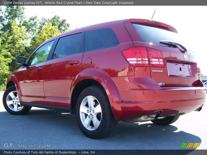 Inferno Red Crystal Pearl / Dark Slate Gray/Light Graystone 2009 Dodge Journey SXT