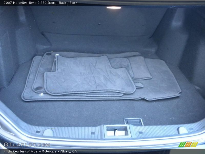 Black / Black 2007 Mercedes-Benz C 230 Sport