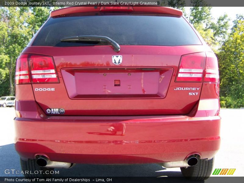 Inferno Red Crystal Pearl / Dark Slate Gray/Light Graystone 2009 Dodge Journey SXT