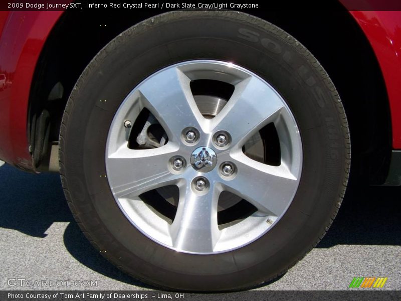 Inferno Red Crystal Pearl / Dark Slate Gray/Light Graystone 2009 Dodge Journey SXT
