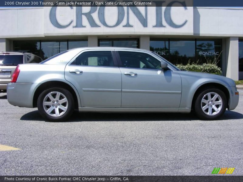 Satin Jade Pearlcoat / Dark Slate Gray/Light Graystone 2006 Chrysler 300 Touring