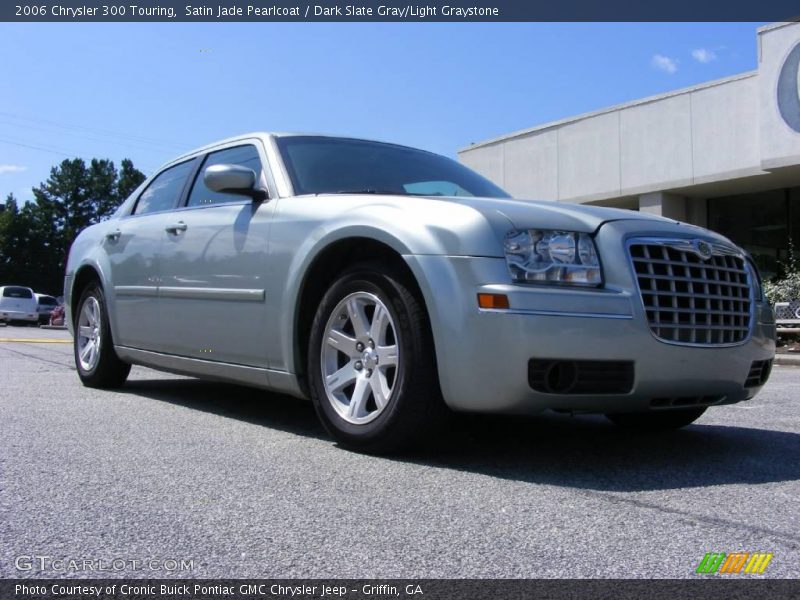 Satin Jade Pearlcoat / Dark Slate Gray/Light Graystone 2006 Chrysler 300 Touring