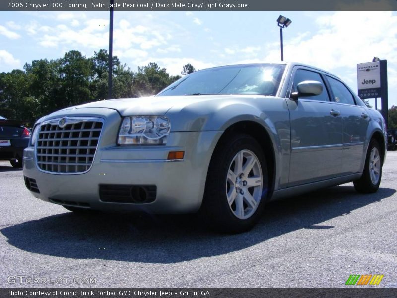 Satin Jade Pearlcoat / Dark Slate Gray/Light Graystone 2006 Chrysler 300 Touring