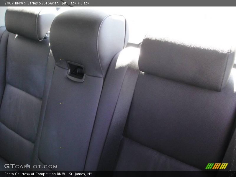 Jet Black / Black 2007 BMW 5 Series 525i Sedan