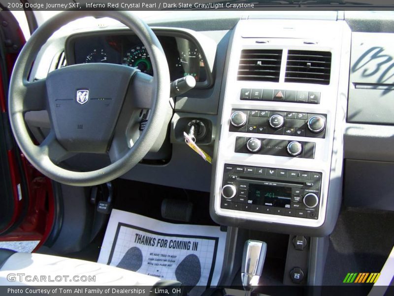 Inferno Red Crystal Pearl / Dark Slate Gray/Light Graystone 2009 Dodge Journey SXT