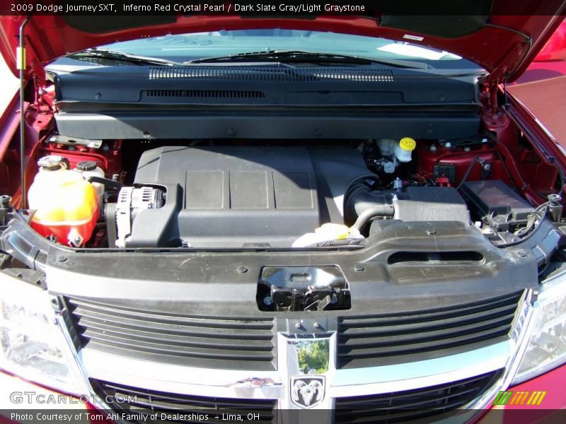 Inferno Red Crystal Pearl / Dark Slate Gray/Light Graystone 2009 Dodge Journey SXT