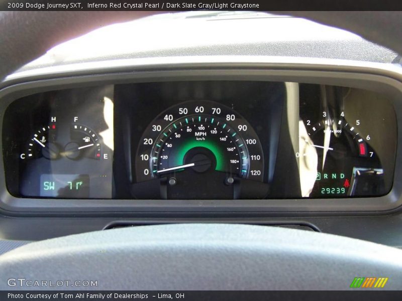 Inferno Red Crystal Pearl / Dark Slate Gray/Light Graystone 2009 Dodge Journey SXT
