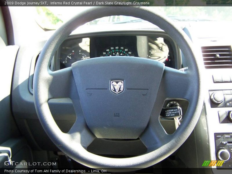 Inferno Red Crystal Pearl / Dark Slate Gray/Light Graystone 2009 Dodge Journey SXT