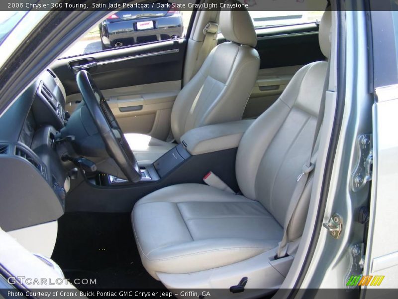 Satin Jade Pearlcoat / Dark Slate Gray/Light Graystone 2006 Chrysler 300 Touring