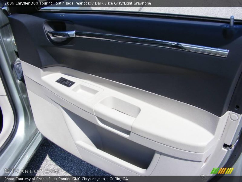 Satin Jade Pearlcoat / Dark Slate Gray/Light Graystone 2006 Chrysler 300 Touring