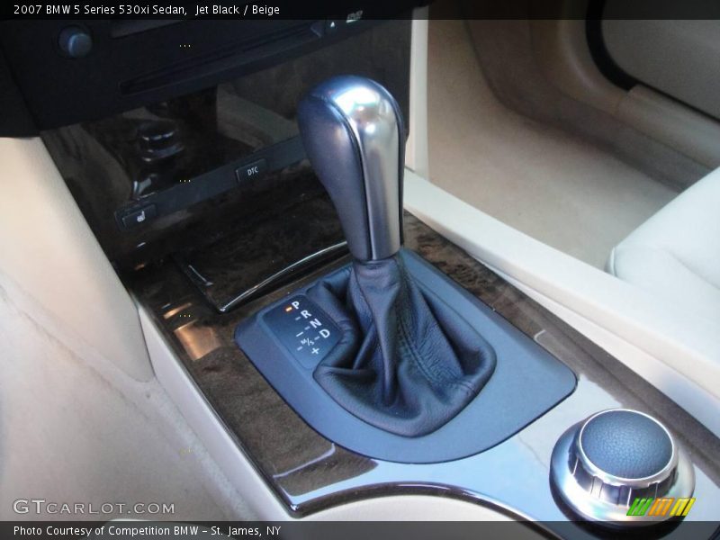 Jet Black / Beige 2007 BMW 5 Series 530xi Sedan