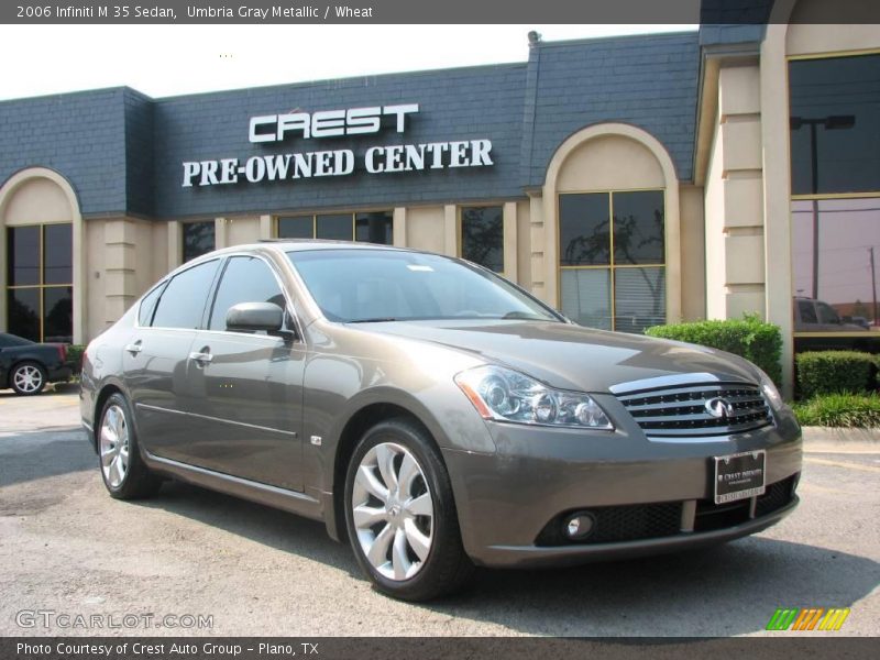 Umbria Gray Metallic / Wheat 2006 Infiniti M 35 Sedan