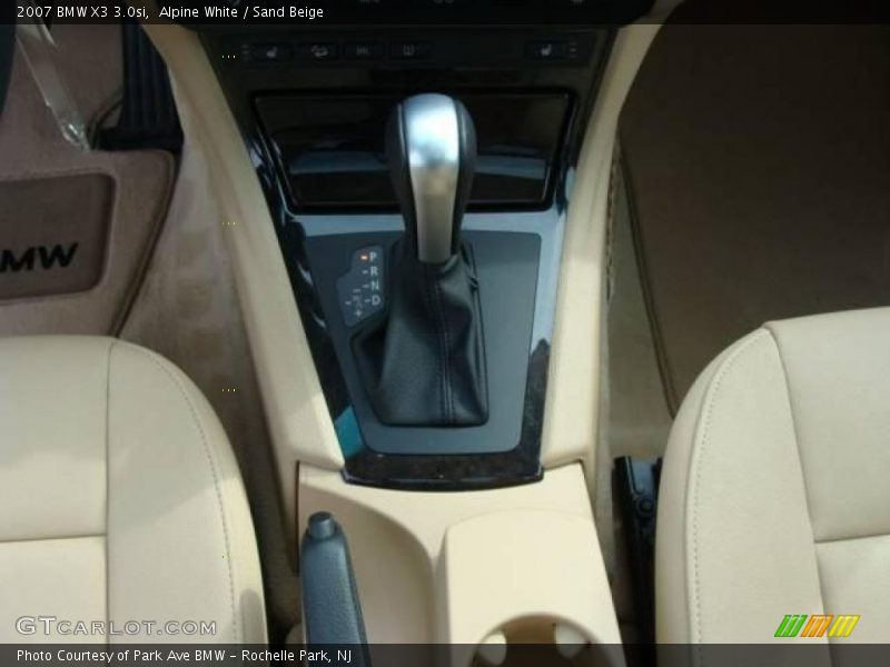 Alpine White / Sand Beige 2007 BMW X3 3.0si