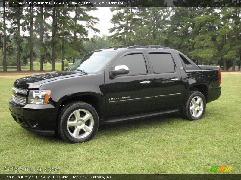 Black / Ebony/Light Cashmere 2007 Chevrolet Avalanche LTZ 4WD