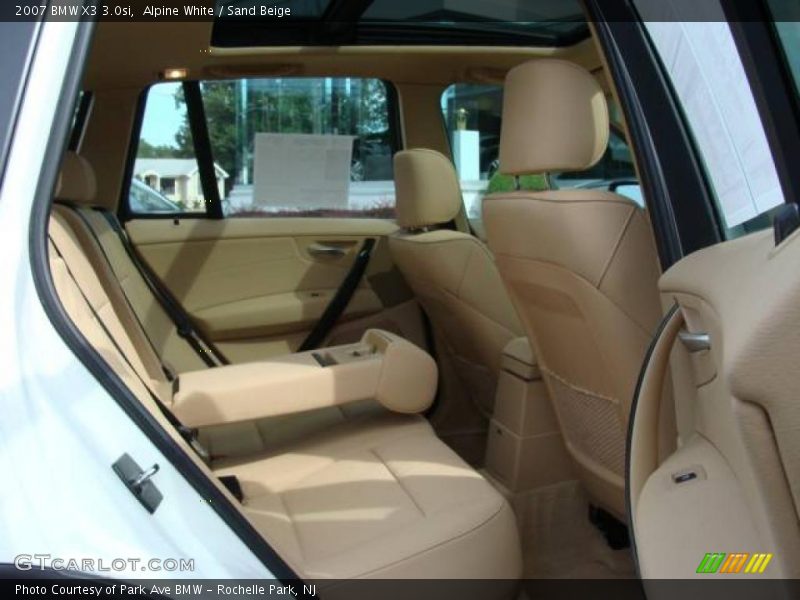Alpine White / Sand Beige 2007 BMW X3 3.0si