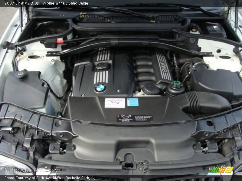 Alpine White / Sand Beige 2007 BMW X3 3.0si