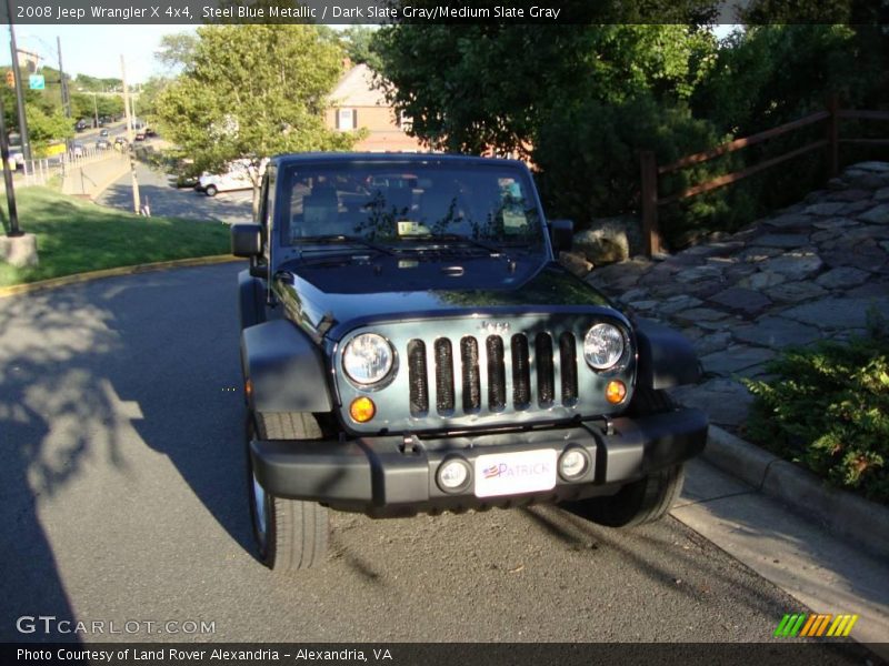 Steel Blue Metallic / Dark Slate Gray/Medium Slate Gray 2008 Jeep Wrangler X 4x4