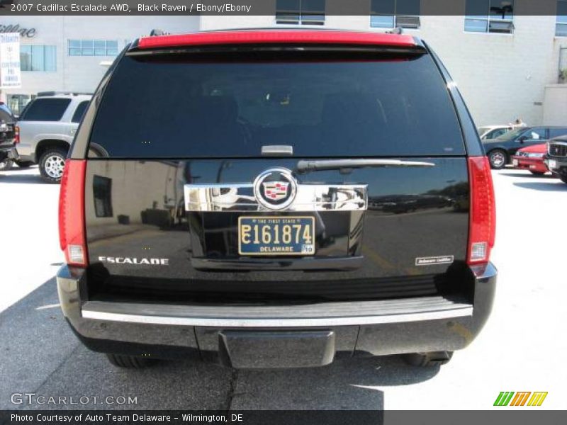 Black Raven / Ebony/Ebony 2007 Cadillac Escalade AWD