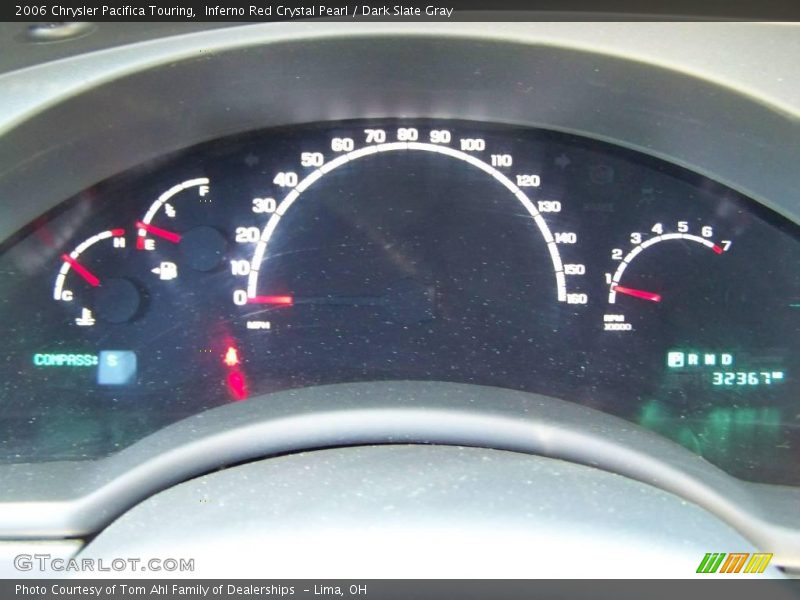 Inferno Red Crystal Pearl / Dark Slate Gray 2006 Chrysler Pacifica Touring