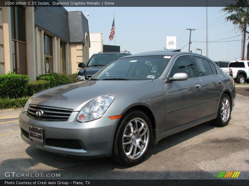 Diamond Graphite Metallic / Stone 2006 Infiniti G 35 Sedan