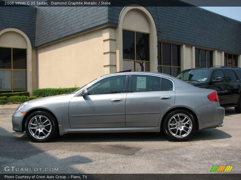 Diamond Graphite Metallic / Stone 2006 Infiniti G 35 Sedan