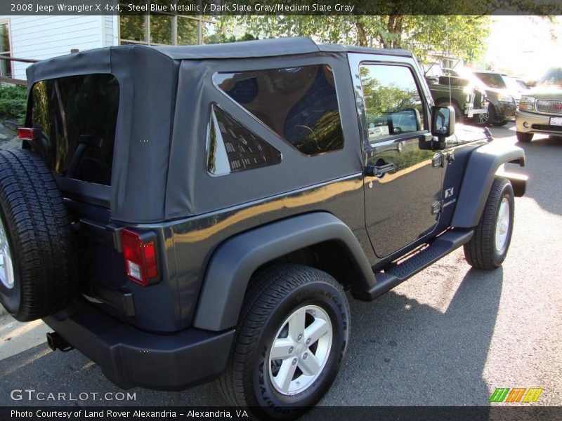 Steel Blue Metallic / Dark Slate Gray/Medium Slate Gray 2008 Jeep Wrangler X 4x4