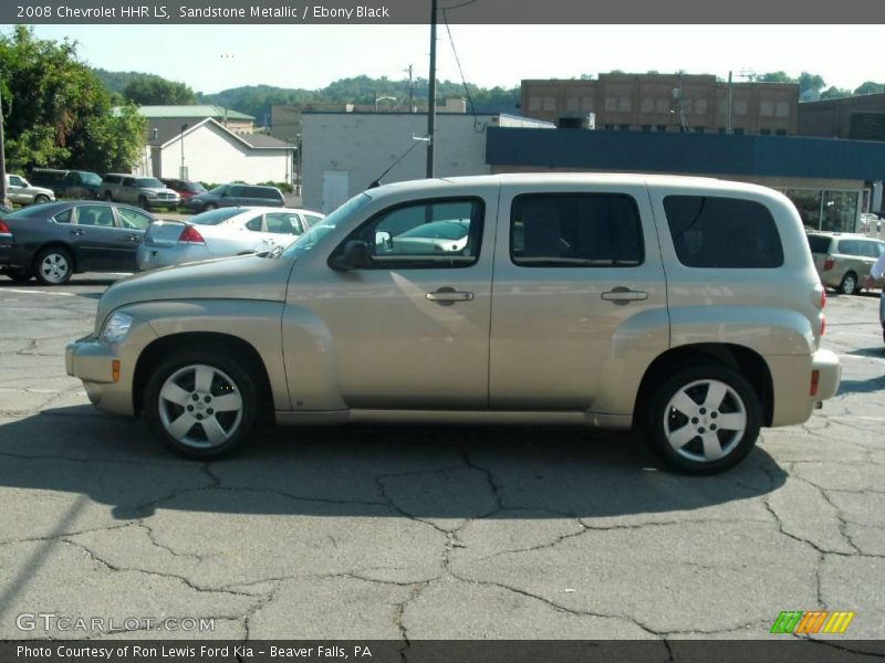 Sandstone Metallic / Ebony Black 2008 Chevrolet HHR LS