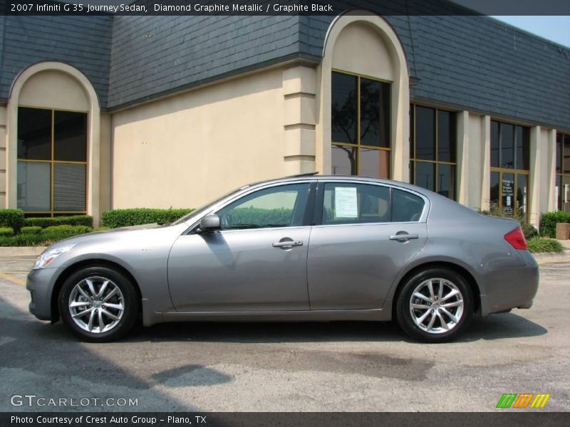 Diamond Graphite Metallic / Graphite Black 2007 Infiniti G 35 Journey Sedan