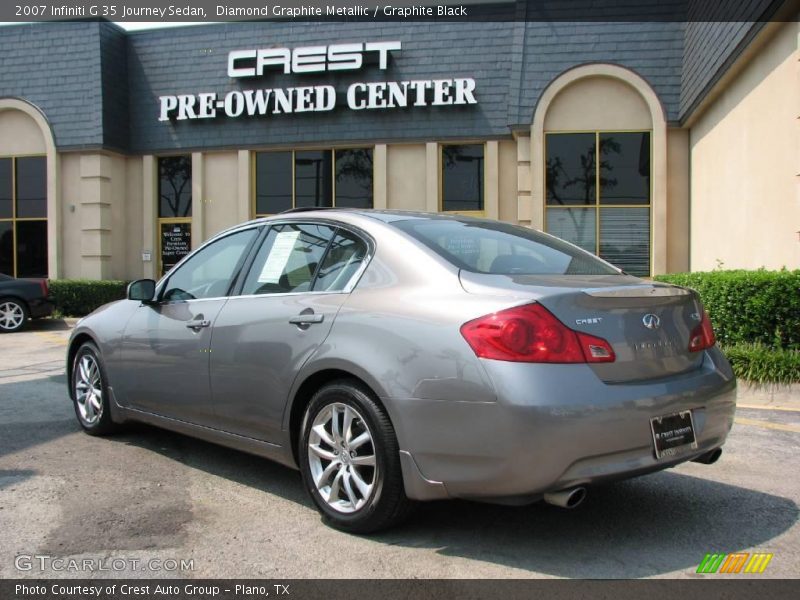 Diamond Graphite Metallic / Graphite Black 2007 Infiniti G 35 Journey Sedan