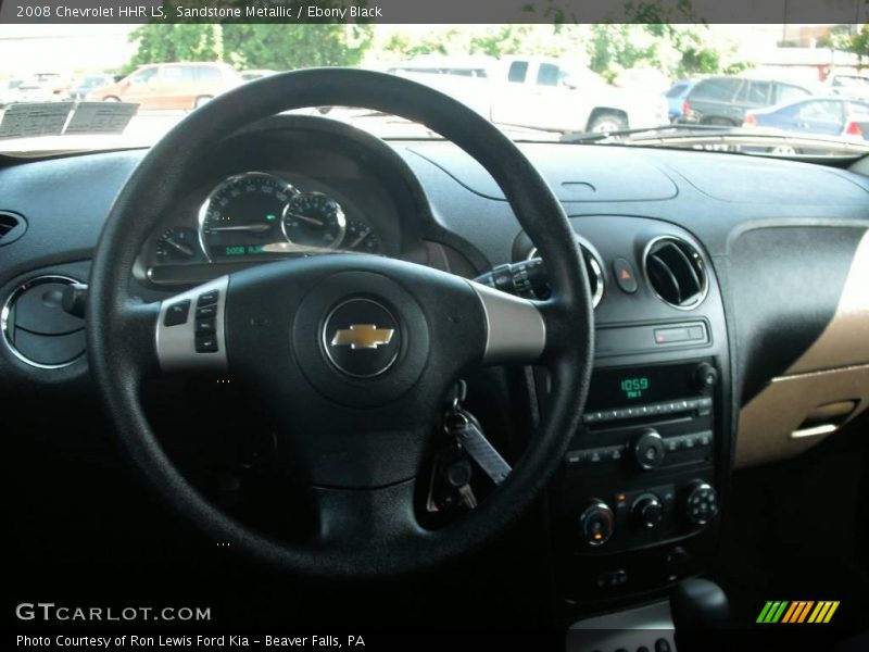 Sandstone Metallic / Ebony Black 2008 Chevrolet HHR LS