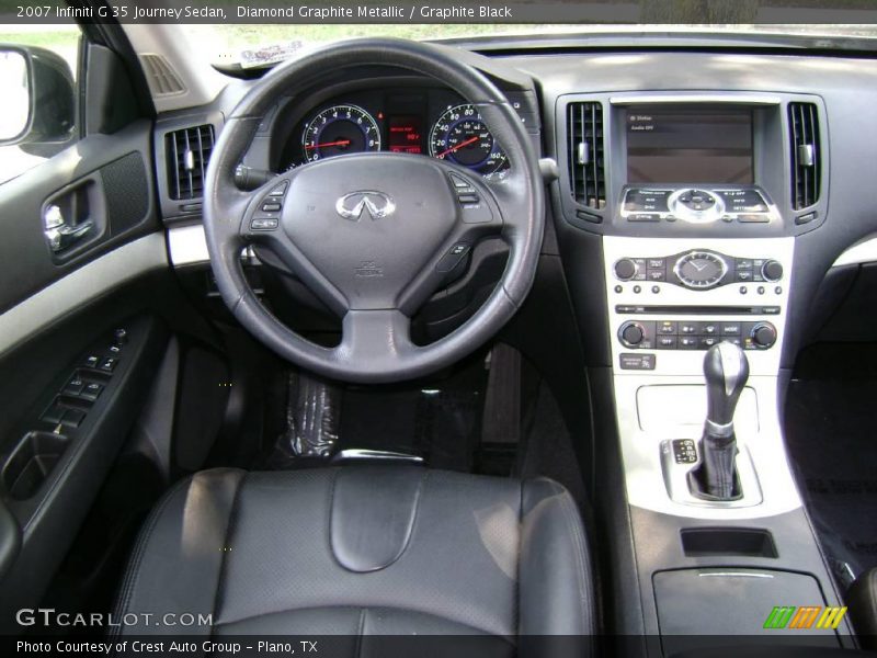 Diamond Graphite Metallic / Graphite Black 2007 Infiniti G 35 Journey Sedan