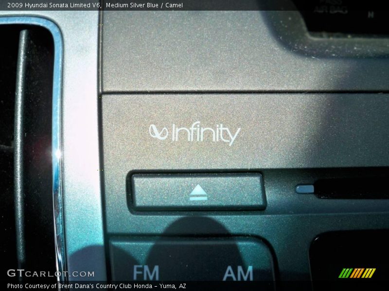Medium Silver Blue / Camel 2009 Hyundai Sonata Limited V6