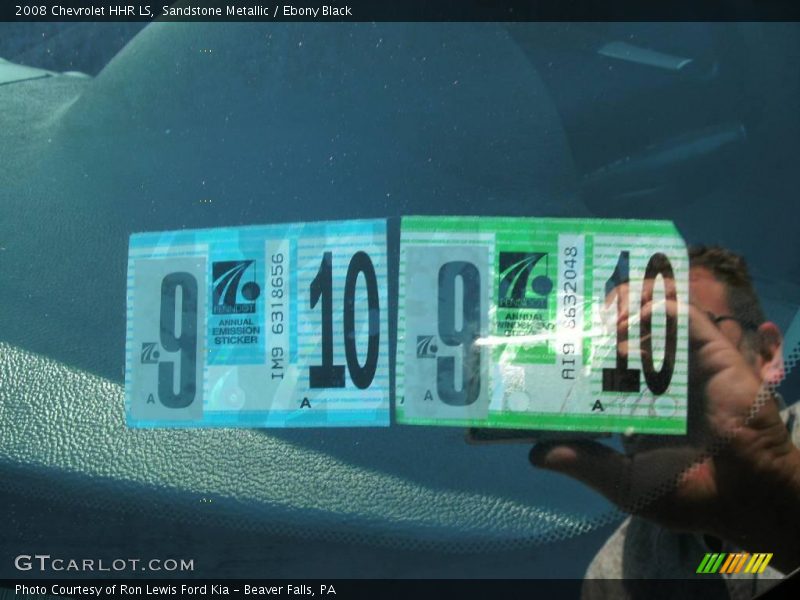 Sandstone Metallic / Ebony Black 2008 Chevrolet HHR LS