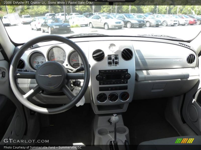 Stone White / Pastel Slate Gray 2008 Chrysler PT Cruiser LX