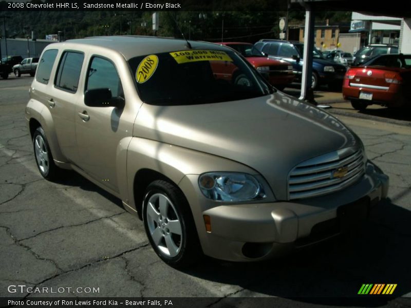 Sandstone Metallic / Ebony Black 2008 Chevrolet HHR LS