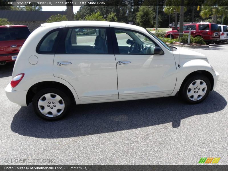 Stone White / Pastel Slate Gray 2008 Chrysler PT Cruiser LX