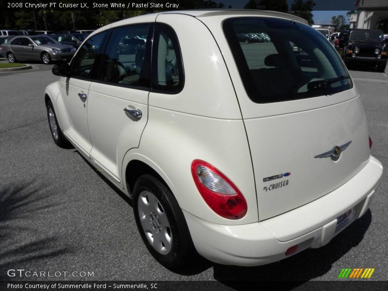 Stone White / Pastel Slate Gray 2008 Chrysler PT Cruiser LX