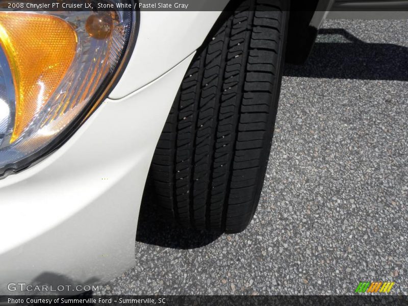 Stone White / Pastel Slate Gray 2008 Chrysler PT Cruiser LX