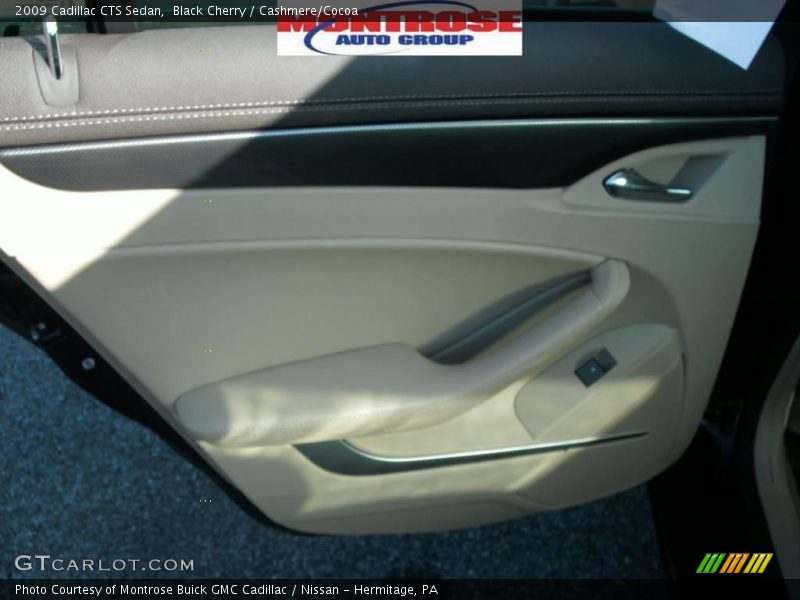 Black Cherry / Cashmere/Cocoa 2009 Cadillac CTS Sedan