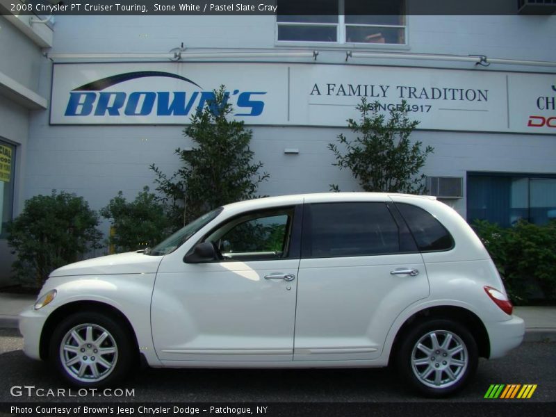 Stone White / Pastel Slate Gray 2008 Chrysler PT Cruiser Touring