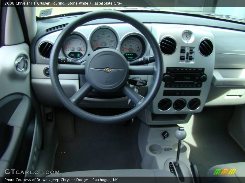 Stone White / Pastel Slate Gray 2008 Chrysler PT Cruiser Touring