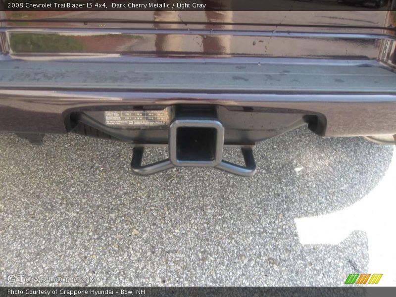 Dark Cherry Metallic / Light Gray 2008 Chevrolet TrailBlazer LS 4x4