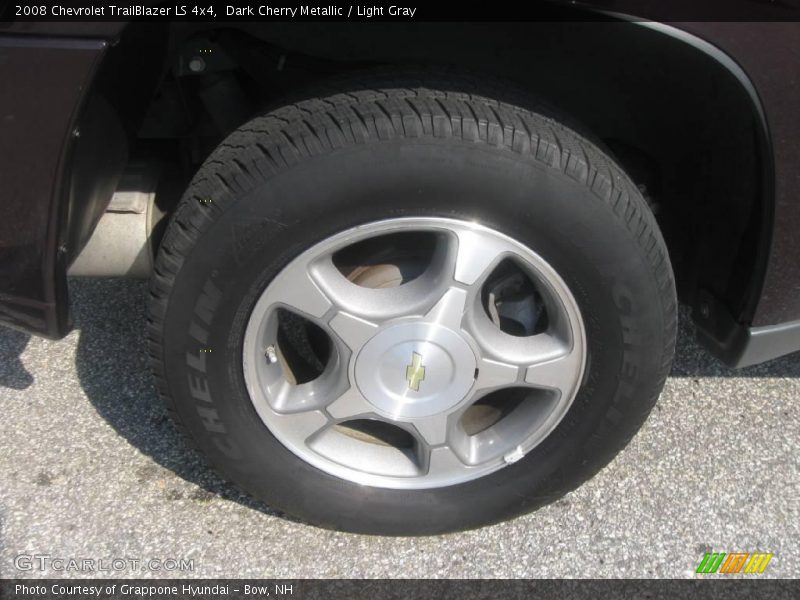 Dark Cherry Metallic / Light Gray 2008 Chevrolet TrailBlazer LS 4x4