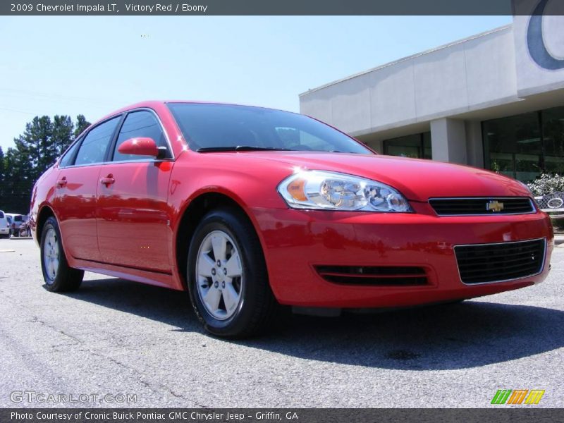 Victory Red / Ebony 2009 Chevrolet Impala LT