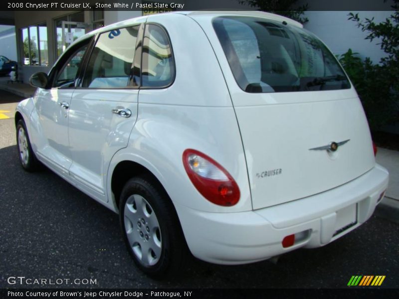Stone White / Pastel Slate Gray 2008 Chrysler PT Cruiser LX